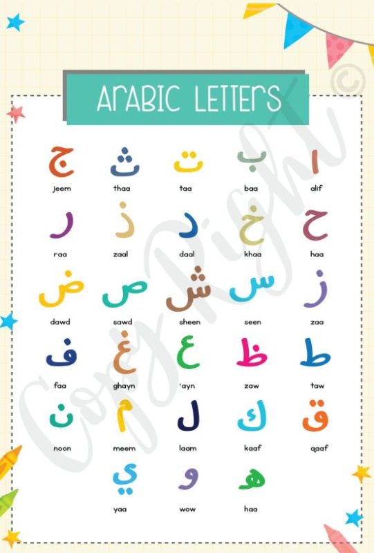 Arabic Letter